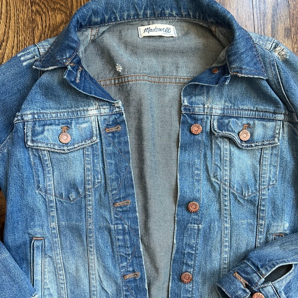 Madewell Jean Jacket in Ellery Wash - Picture 5 of 12